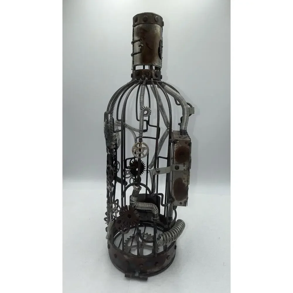 Wine Works Steam Punk Cork Or Bottle Holder‎ Bar Decor 16